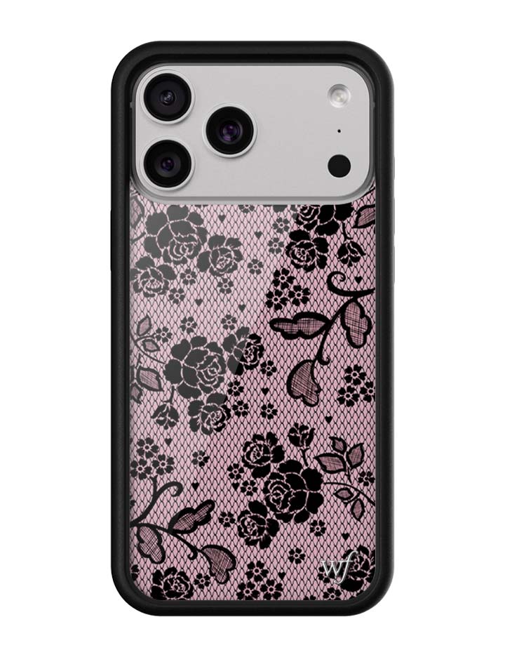 Wildflower iPhone case 18 Pro Max Lace Lover Pink Cute