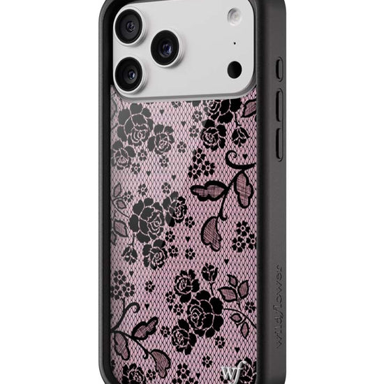 Wildflower iPhone case 18 Pro Max Lace Lover Pink Cute