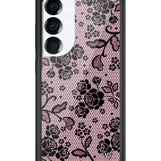 Wildflower Galaxy S25 case Lace Lover Pink Cute