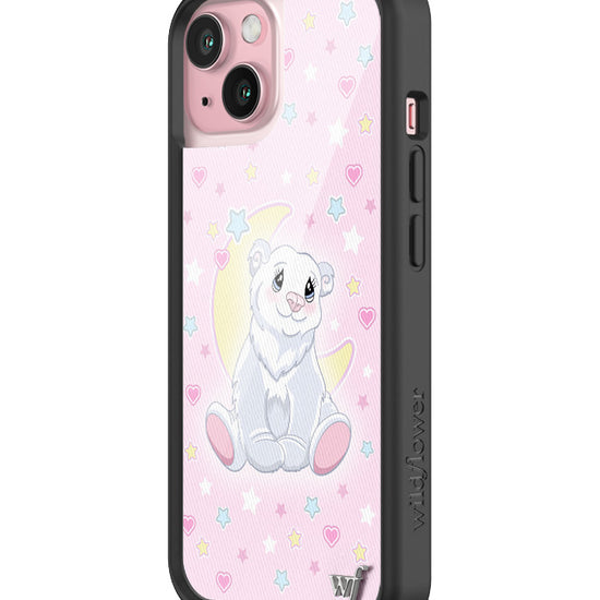 wildflower polar bear princess iphone 15 case