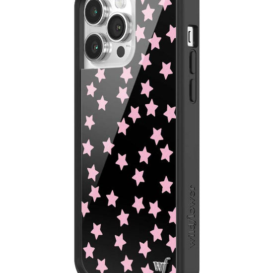 Wildflower iPhone case 14 Pro Max Super Cute Star Pink