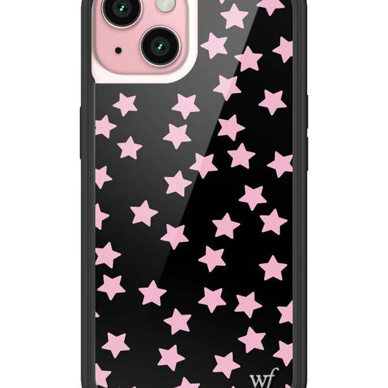 Wildflower iPhone case 15 Super Cute Star Pink