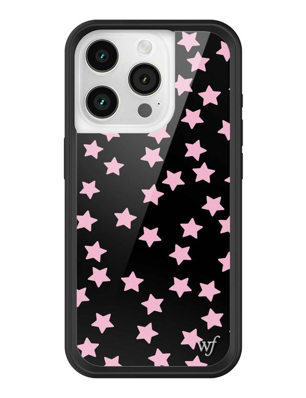 Wildflower iPhone case 15 Pro Super Cute Star Pink