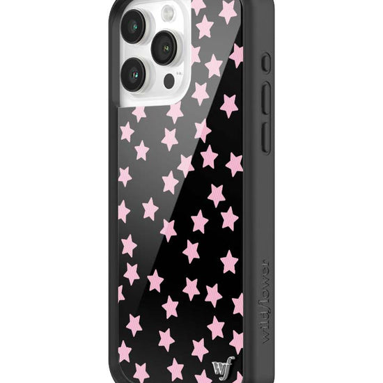 Wildflower iPhone case 15 Pro Max Super Cute Star Pink