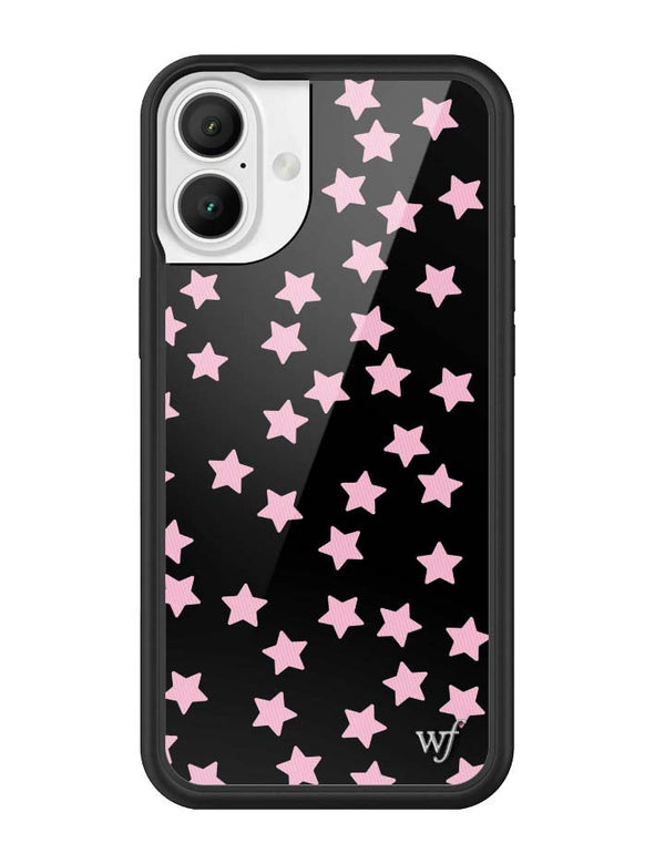 Wildflower iPhone case 16 Plus Super Cute Star Pink