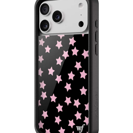 Wildflower iPhone case 17 Pro Max Super Cute Star Pink