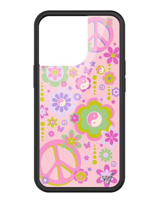 wildflower peace n luv iphone 13pro