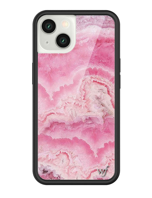 wildflower pink stone iphone 13