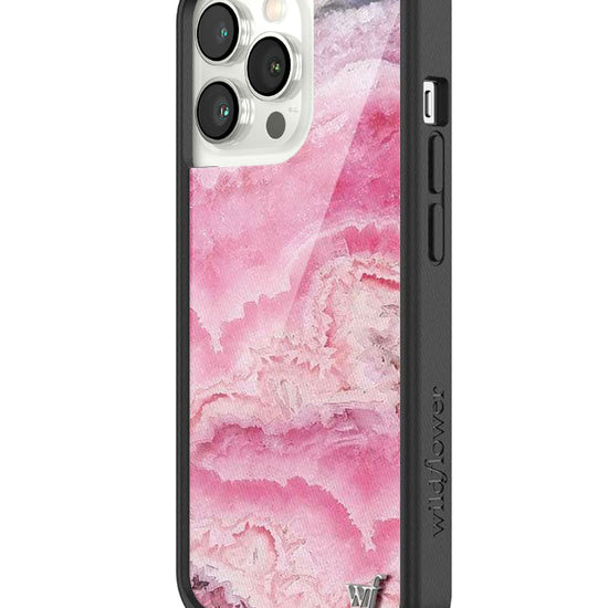 wildflower pink stone iphone 13pro