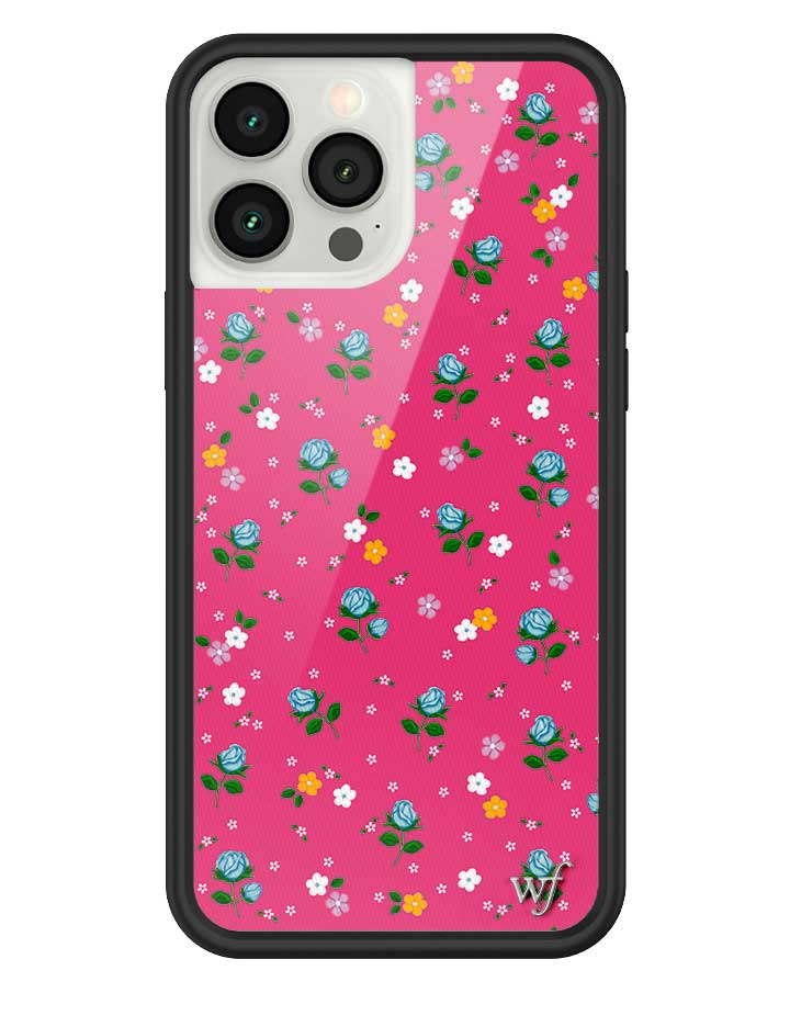 Pink Dainty Florals iPhone 15 Pro Max Case – Wildflower Cases