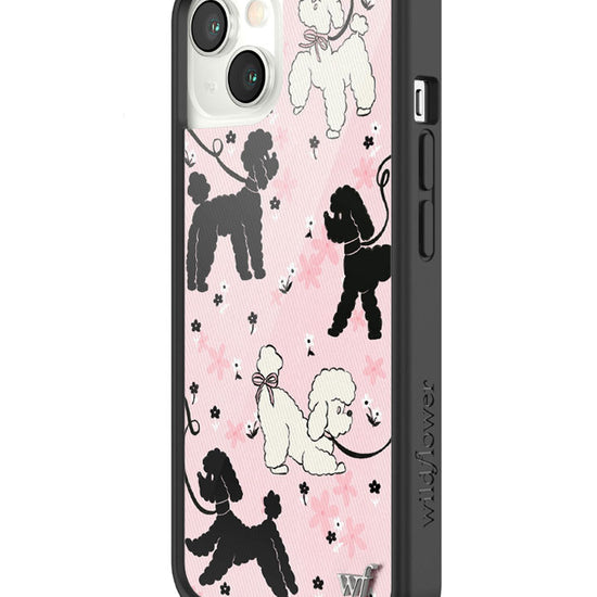 wildflower poodle doodles iphone 13 case