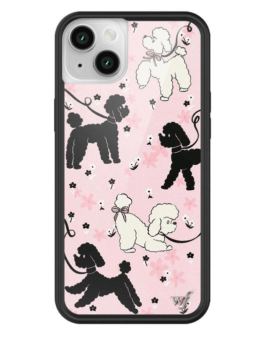 wildflower poodle doodles iphone 14plus case