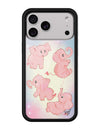 Wildflower iPhone case 18 Pro Max Pink Elephants Animal Cute