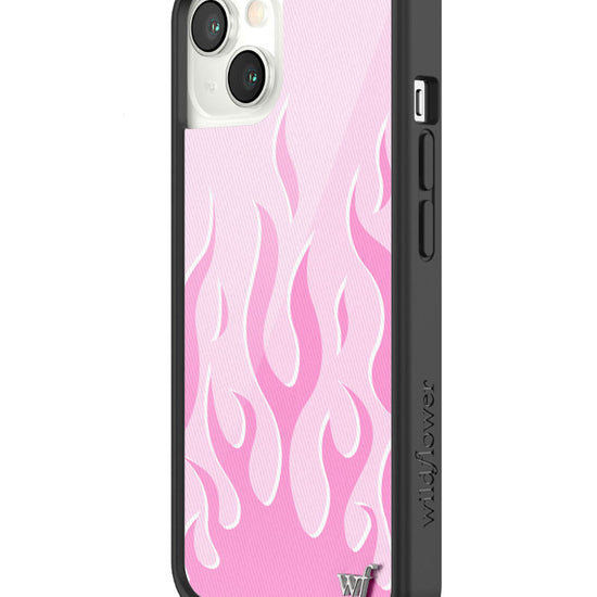 wildflower pink flames iphone 13
