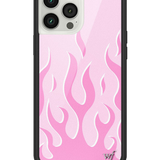 wildflower pink flames iphone 13promax