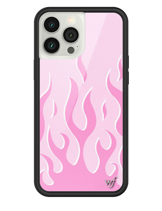 wildflower pink flames iphone 13promax
