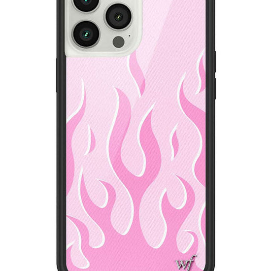 Wildflower Pink Flames iPhone 13 Pro Max Case