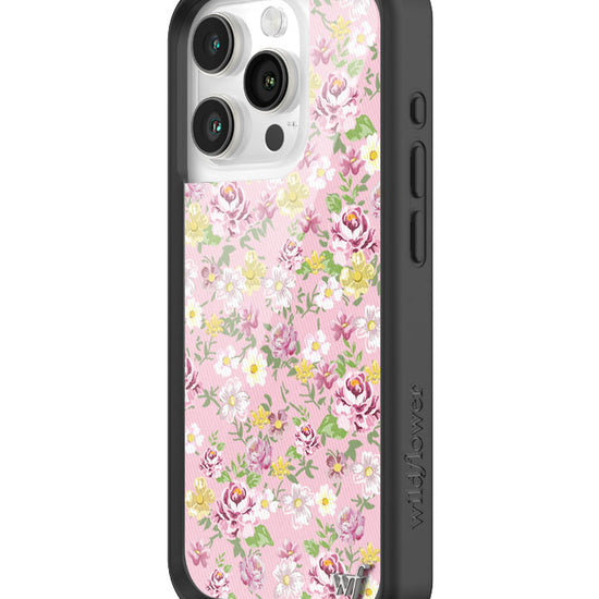 wildflower daisy lynn floral iphone 15 pro case