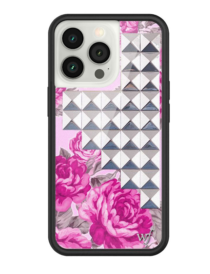 Wildflower Pink Floral Stud iPhone Case iPhone 13 Pro Wildflower Pink Floral Stud iPhone Case iPhone 13 Pro