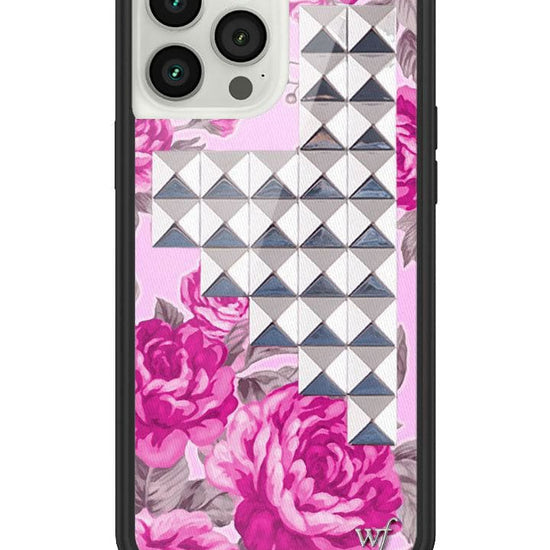 Wildflower Pink Floral Stud iPhone 13 Pro Max Case
