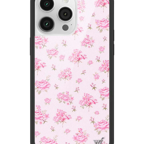 Wildflower iPhone case 14 Pro Max Forget Me Not Floral Pink Cute