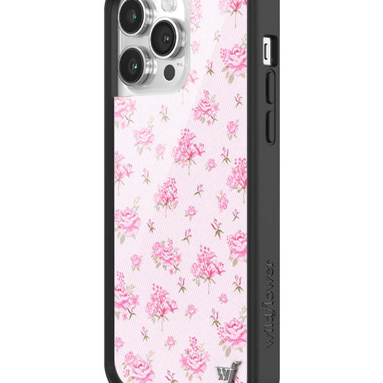 Wildflower iPhone case 14 Pro Max Forget Me Not Floral Pink Cute