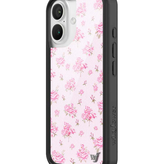 Wildflower iPhone case 16 Forget Me Not Floral Pink Cute
