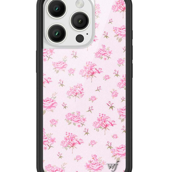 Wildflower iPhone case 16 Pro Forget Me Not Floral Pink Cute