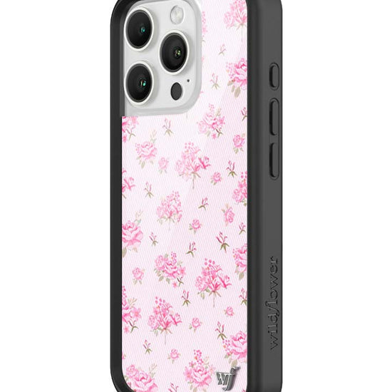 Wildflower iPhone case 16 Pro Forget Me Not Floral Pink Cute