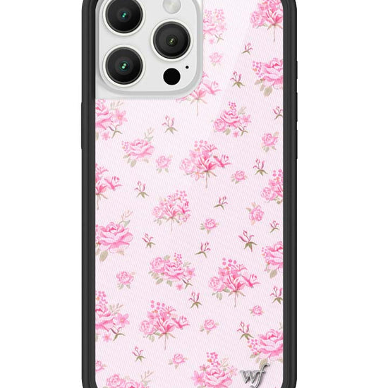 Wildflower iPhone case 16 Pro Max Forget Me Not Floral Pink Cute