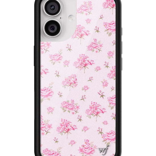 Wildflower iPhone case 17 Forget Me Not Floral Pink Cute