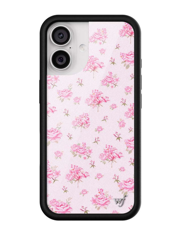 Wildflower iPhone case 17 Forget Me Not Floral Pink Cute