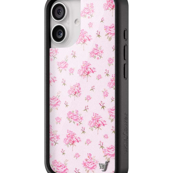 Wildflower iPhone case 17 Forget Me Not Floral Pink Cute