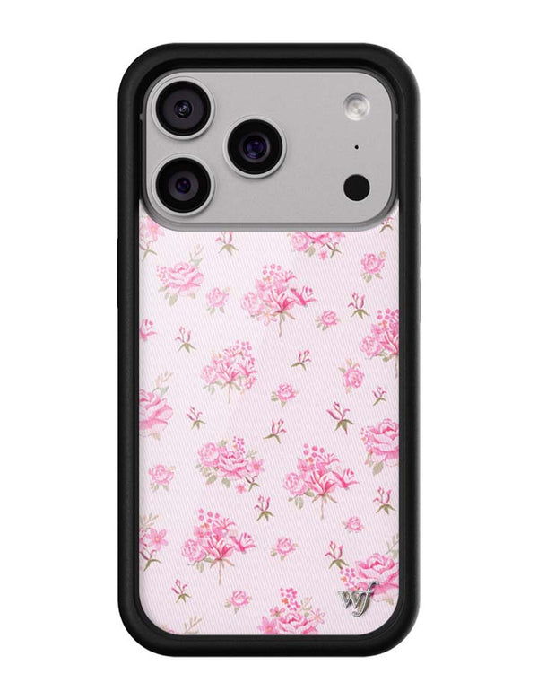 Wildflower iPhone case 18 Pro Forget Me Not Floral Pink Cute