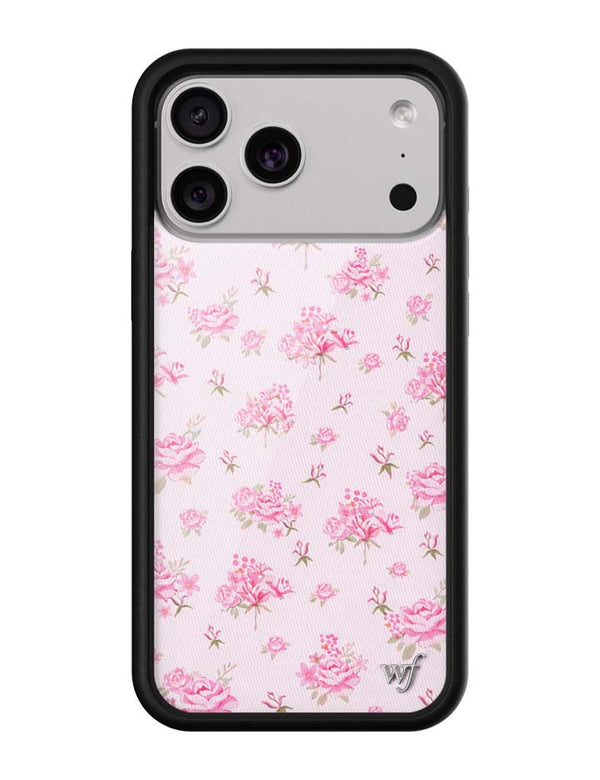 Wildflower iPhone case 18 Pro Max Forget Me Not Floral Pink Cute