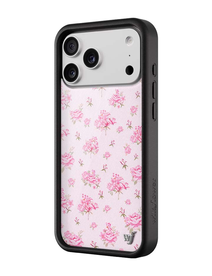 Forget Me Not Floral | Pink iPhone 18 Pro Max Case – Wildflower Cases