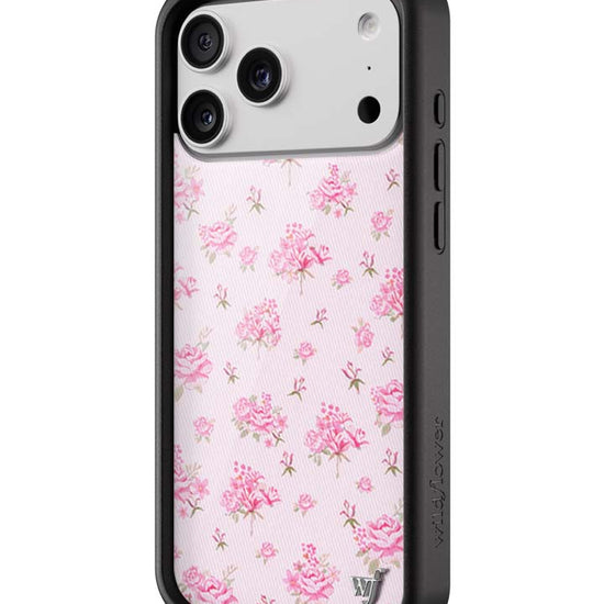 Wildflower iPhone case 18 Pro Max Forget Me Not Floral Pink Cute