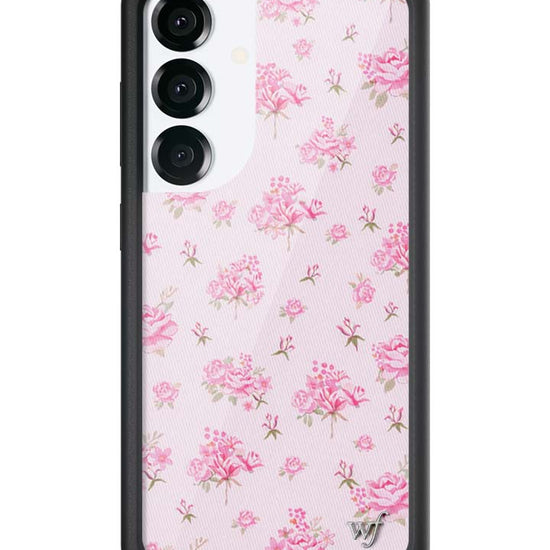 Wildflower Galaxy S25 case Forget Me Not Floral Pink Cute