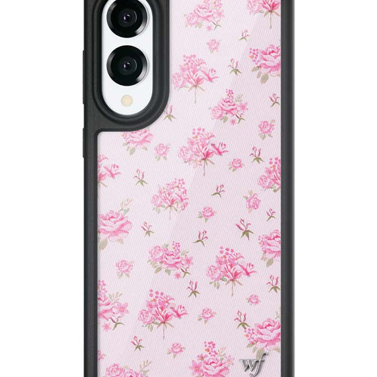 Wildflower Galaxy S25 case Edge Forget Me Not Floral Pink Cute