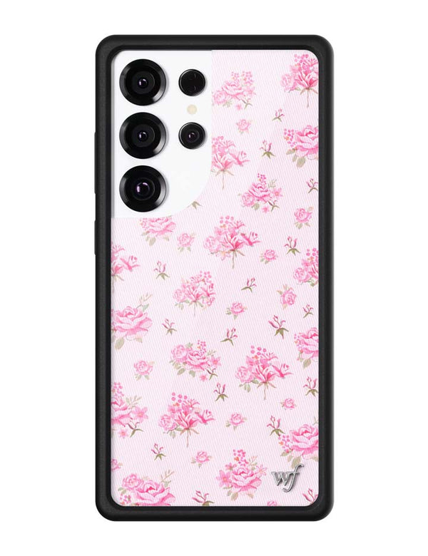 Wildflower Galaxy S25 case Ultra Forget Me Not Floral Pink Cute