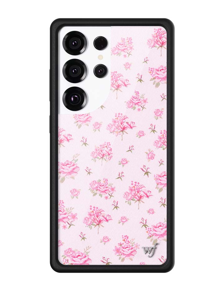 Wildflower Galaxy S25 case Ultra Forget Me Not Floral Pink Cute