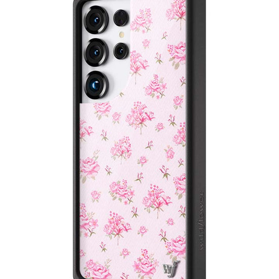 Wildflower Galaxy S25 case Ultra Forget Me Not Floral Pink Cute