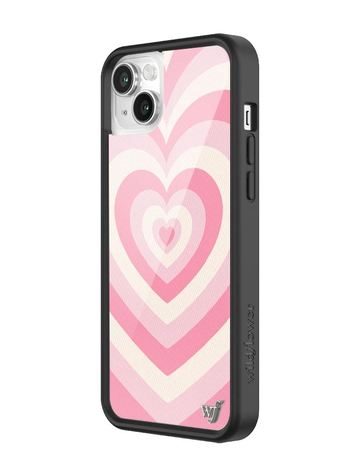 Wildflower iPhone case 14 Latte Love Rose Pink Cute
