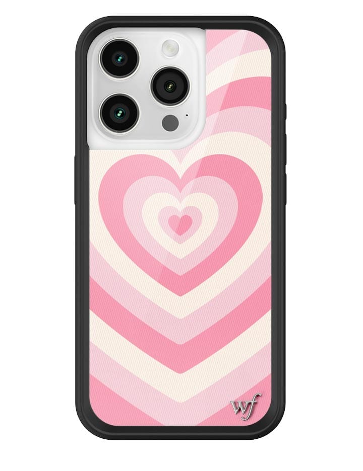 Wildflower iPhone case 15 Pro Latte Love Rose Pink Cute