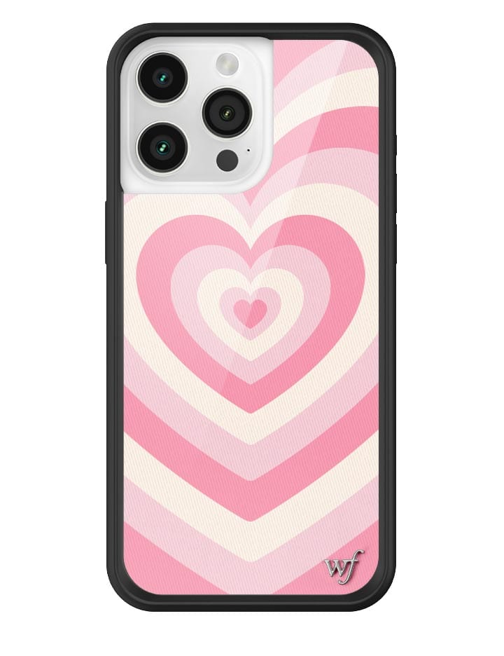 Wildflower iPhone case 15 Pro Max Latte Love Rose Pink Cute