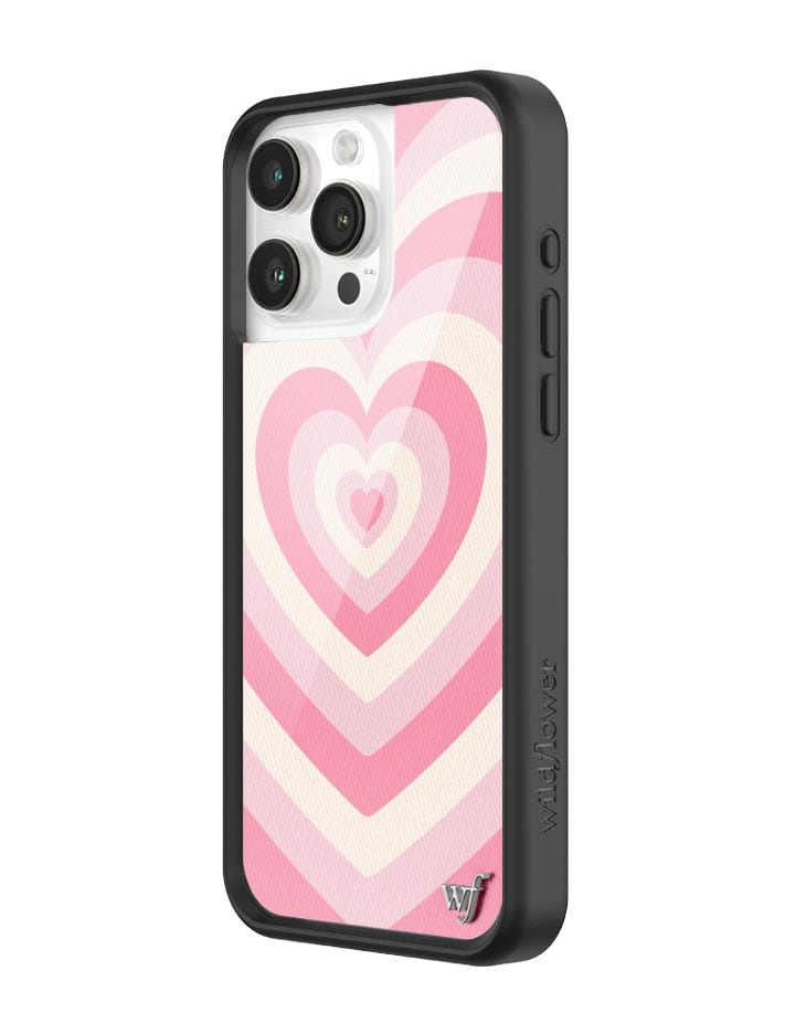 Wildflower iPhone case 15 Pro Max Latte Love Rose Pink Cute