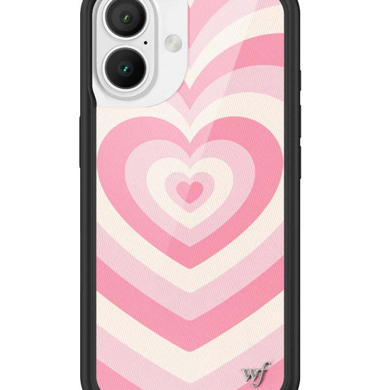 Wildflower iPhone case 16 Latte Love Rose Pink Cute
