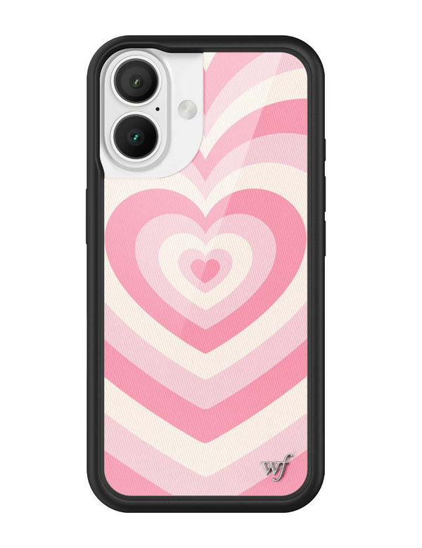 Wildflower iPhone case 16 Latte Love Rose Pink Cute