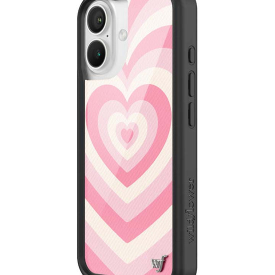 Wildflower iPhone case 16 Latte Love Rose Pink Cute