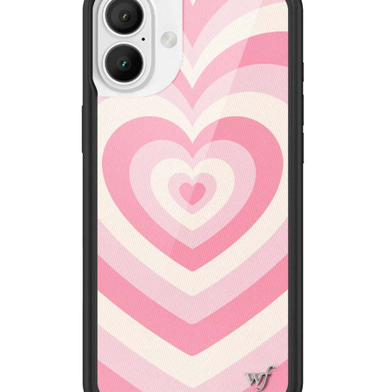 Wildflower iPhone case 16 Plus Latte Love Rose Pink Cute